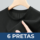 Kit de 6 Camisas Respiráveis Premium (PAGUE 3 LEVE 6 + BRINDE)