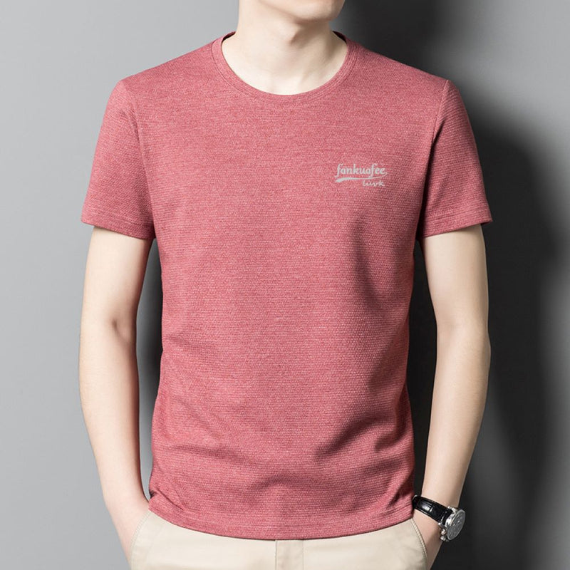 Camiseta Masculina de Algodão Básica Fonku