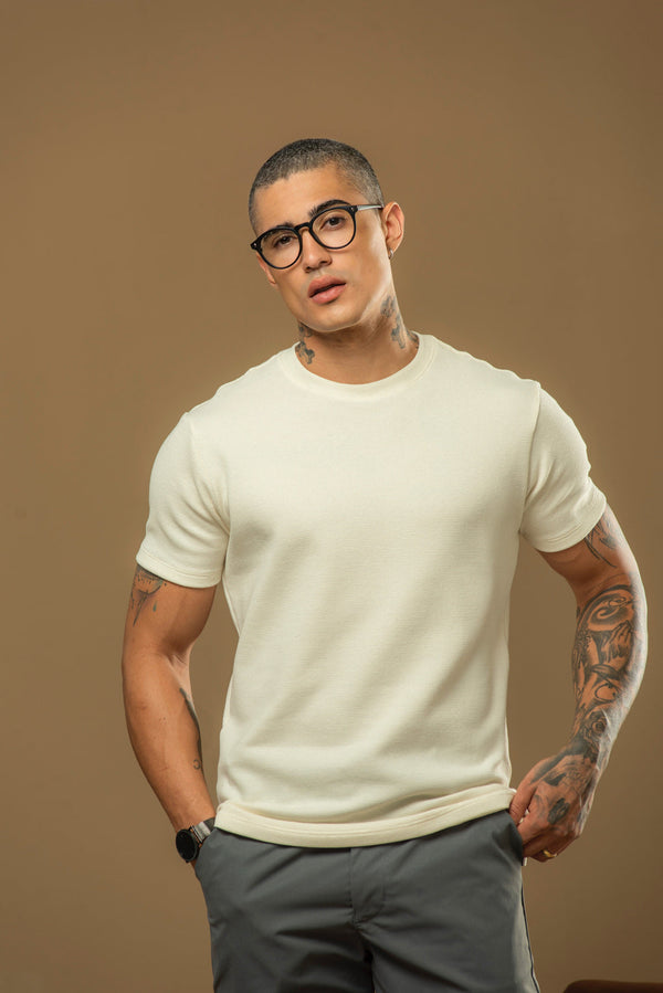 Kit com 5 Camisetas Texturizadas Malha Waffle Milano - Não amassa, não desbota e 0 transparência